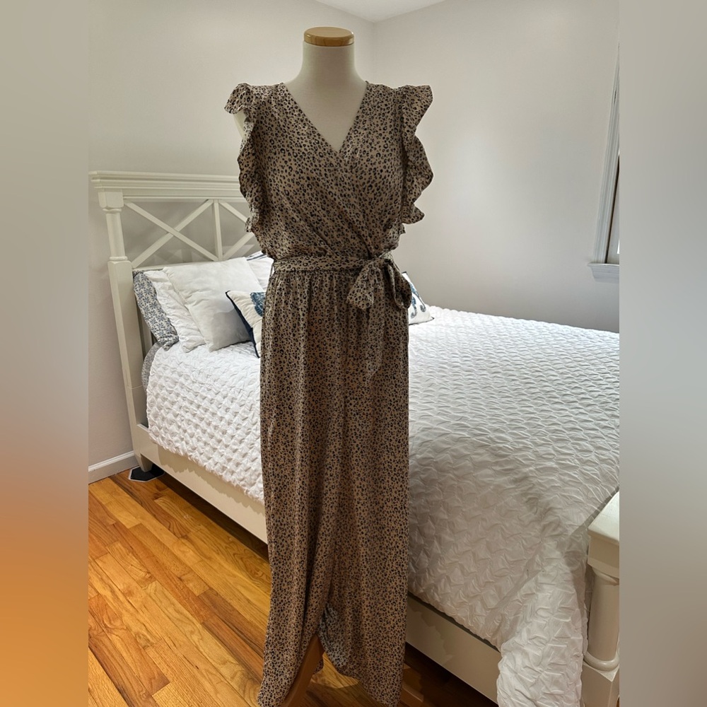 Cheetah Print Jumpsuit
